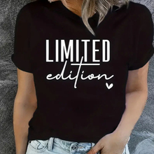 Limited Edition T shirt 夏季个性英文字母印花女士短袖T恤上衣