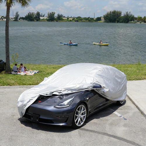 适用特斯拉焕新model3毛豆S越野MODEL汽车车衣Y/X车罩SUV车套防晒