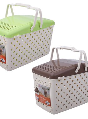 爱丽思IRIS便携宠物笼PHC-450航空箱猫狗外出提篮外出包 粉色绿色