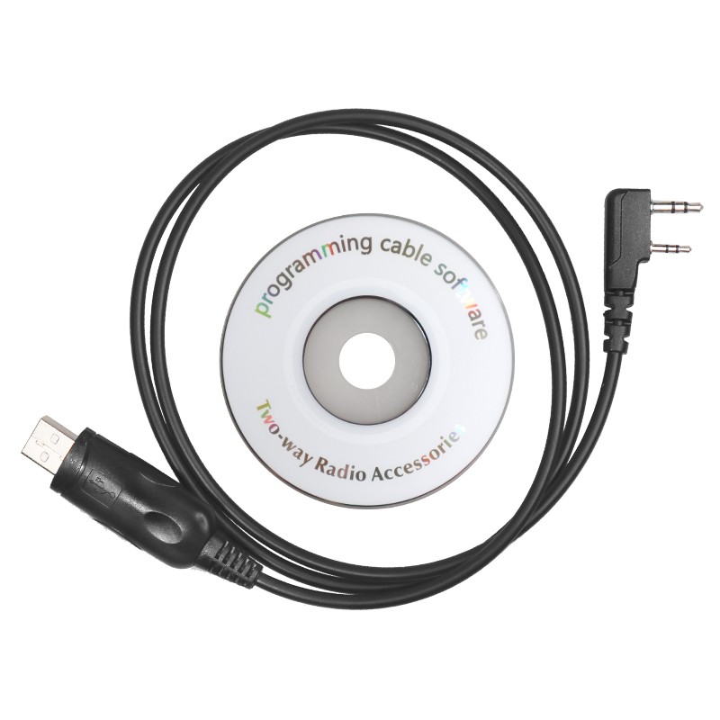 飞讯腾K1对讲机写频线USB数据线建伍泉盛灵通宝锋欧讯手台通用K头