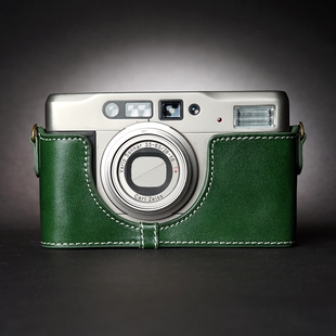 真皮康泰时TVS ii保护套Contax TVS2代胶片相机包tvs皮套手工配件