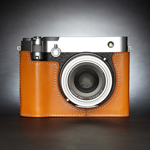 手工牛皮 富士GFX100RF相机包保护套gfx100rf真皮套手柄半套 配件