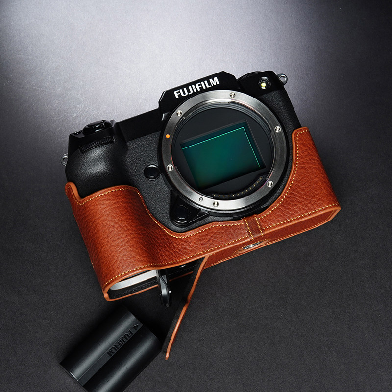 真皮富士GFX100Sii保护套牛皮套