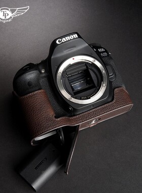 台湾TP 佳能90D相机包Canon eos 90d保护套 真皮套 手柄 手工牛皮
