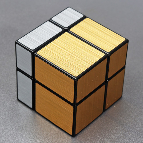 混色二阶镜面魔方异形2阶特价