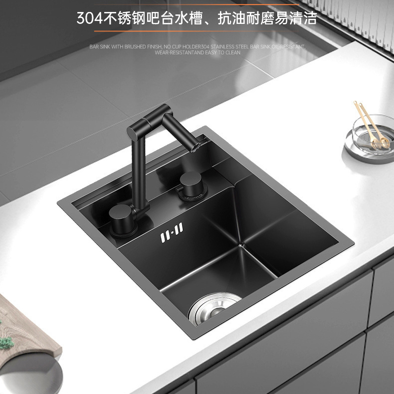 厨房洗菜盆小米粒304不锈钢单槽