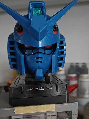 高达头加灯 成品 扭蛋元祖头  机动战士EXCEED MODEL 触摸方案