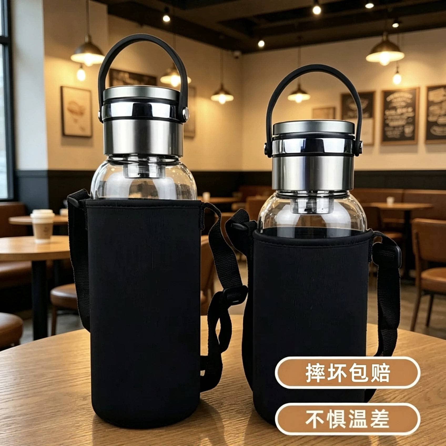 大容量水杯夏季运动水壶带提手