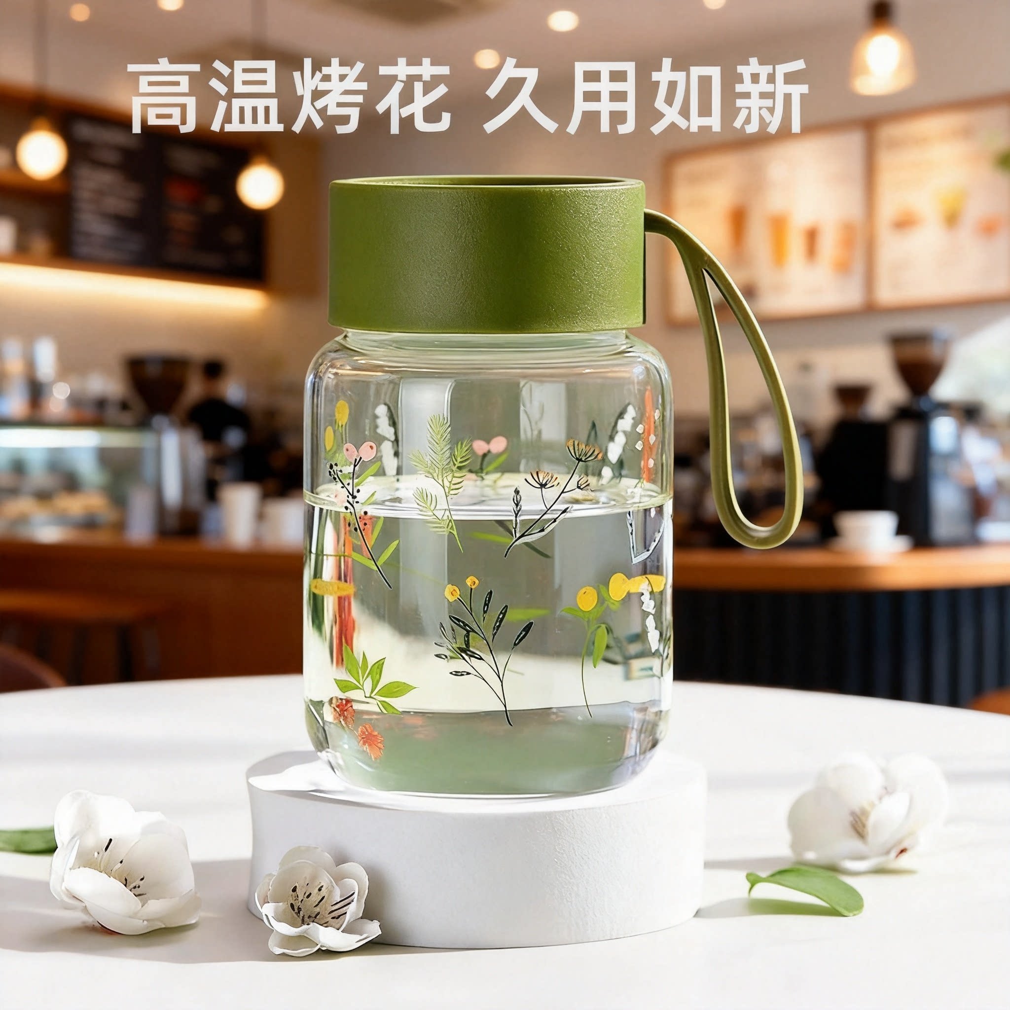 新款高硼硅玻璃杯高颜值