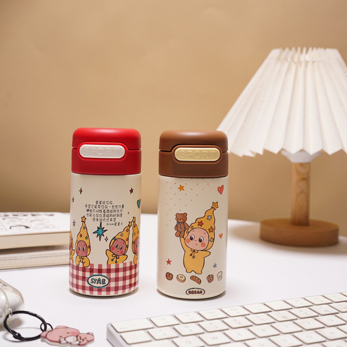 316陶瓷保温杯女士高颜值2026新款口袋杯学生小巧水杯迷你杯子