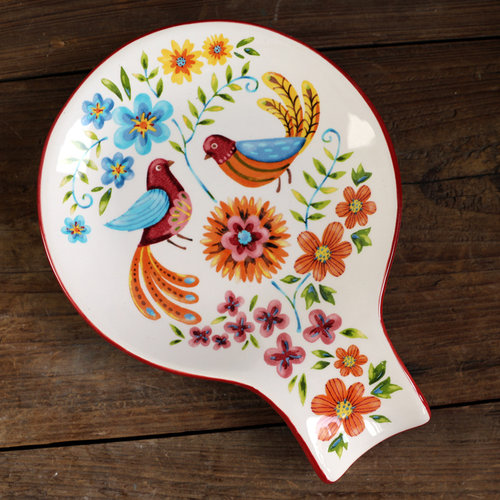 超美点心碟蛋糕碟釉下彩