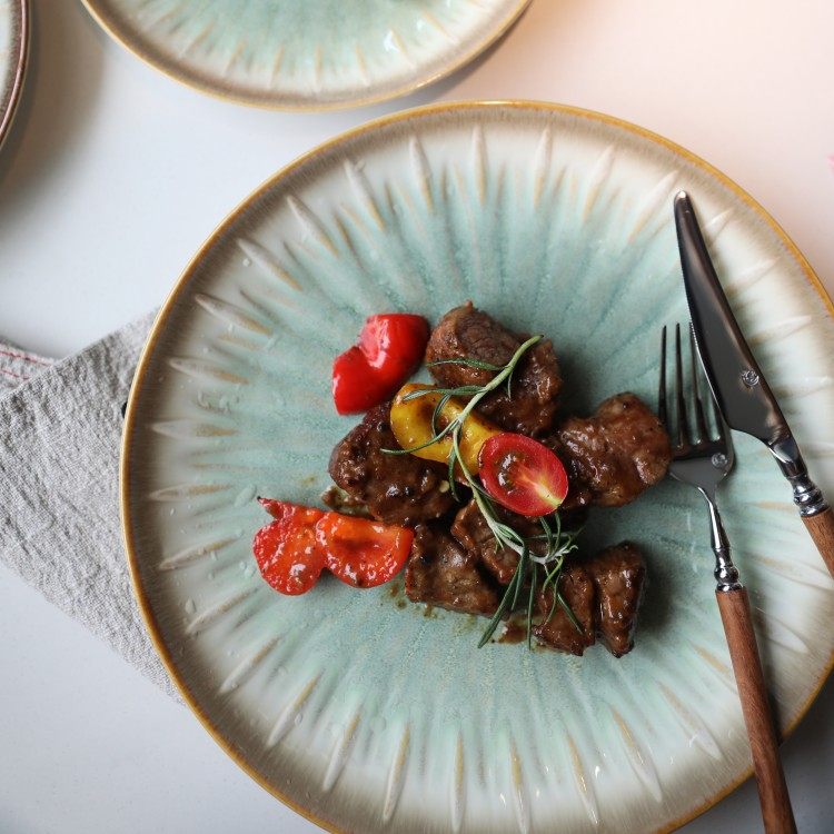 小清新湖水绿窑变釉陶瓷碗盘餐具家用盘子菜盘碗碟鱼汤盘西餐盘,餐饮具,盘,淘宝优惠券,粉丝福利购,淘宝优惠卷