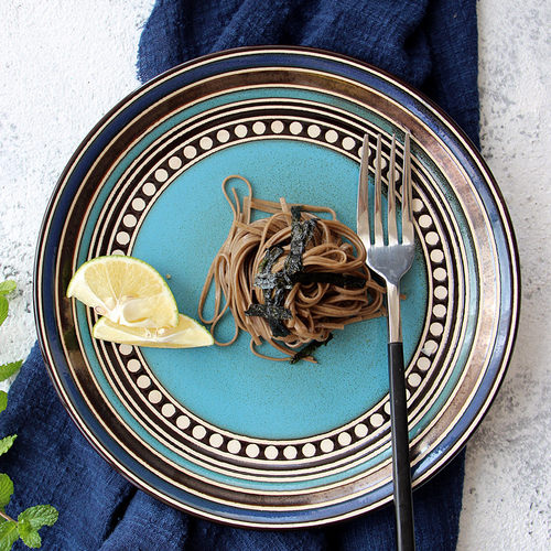 北欧创意碟子沙拉牛排早餐菜盘