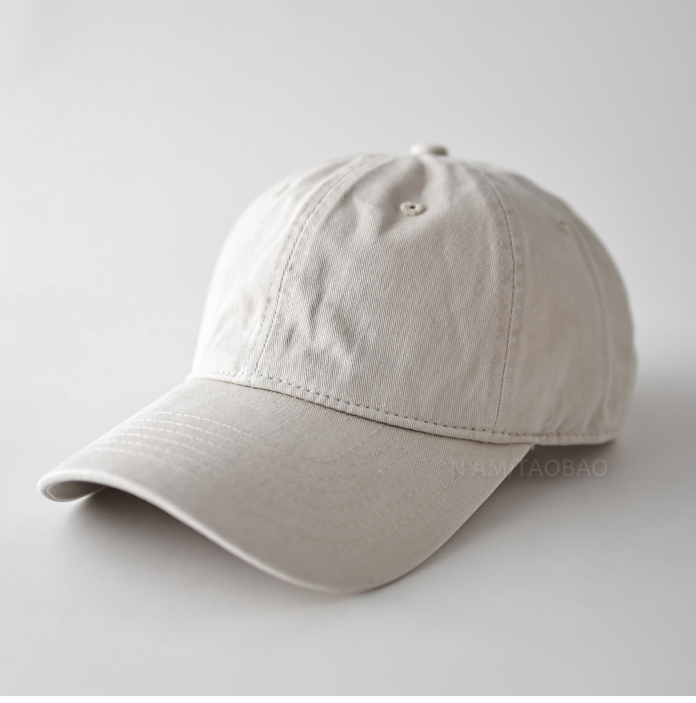 纯色光板软顶棒球帽男女情侣款时尚简约休闲百搭逛街遮阳鸭舌帽