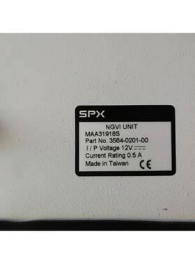 议价SPX NGVI UNIT MAA31918S 3564-0201-00