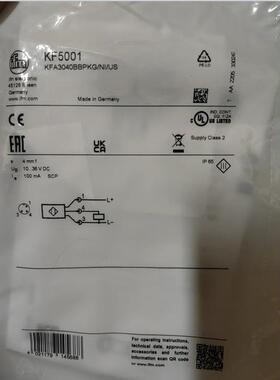 议价IFM易福门KF5002 KF5001