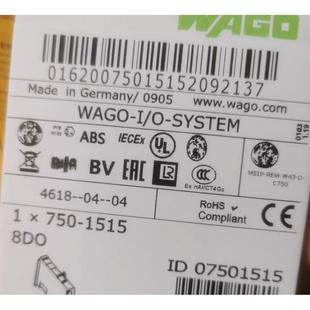 wago750 1415 1515模块控制器 750 议价万可WAGO