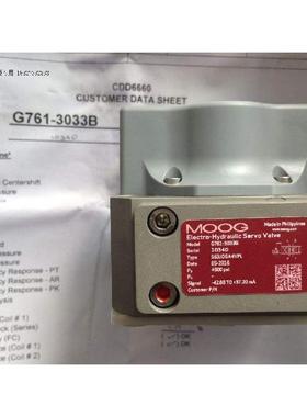 议价穆格MOOG G631系列电液伺服阀D662Z4310K