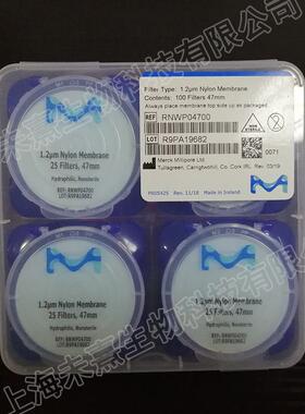 议价RNWP02500 RNWP04700 Merck Millipore白色表面滤膜 尼龙膜