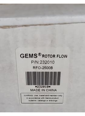 议价GEMS捷迈RFO-2500B流量计PN:232010，232710，格