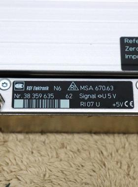 议价A025RSF ELEKTRONIK MSA 670.63 Nr. 38 359 635 ML520 线性