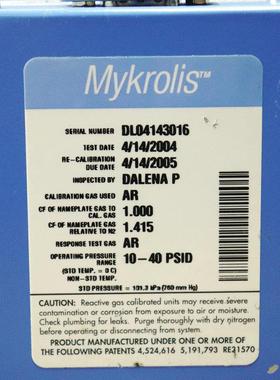 议价A025MYKROLIS TYLAN 2900 AR FC-2902V-T 10SCCM流量计