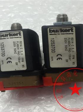 议价burkert电磁阀125370D 6014 C 2,0 FPM MS 230V+线圈2508-00/