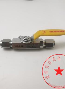 议价VIGOUR锈钢SS316球阀SS-VBV3-08-08-HEX 1000psi