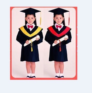 儿童六一学生毕业演出博士服特价