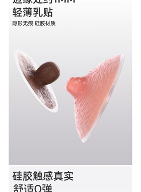 Artificial Nipple Pasties: Pink, Self-stick, Waterproof