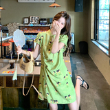 新款新中式改良唐装旗袍套装2C010-2541-P145-K218，女装连衣裙，2C010