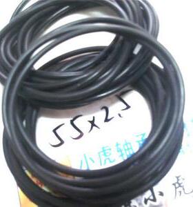 55*2.5 55X2.5 黑色丁青橡胶O型密封圈外径55内径50线径2.5毫米