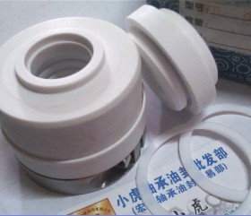 WB2-25 白色四氟纤维对陶瓷耐腐蚀机械泵密封水封内径25毫米