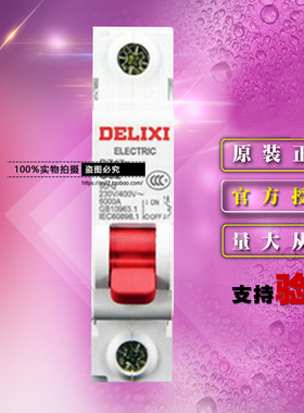 德力西小型断路器 DZ47SN1D16 DZ47s 1P D型16A 6KA单极空气开关