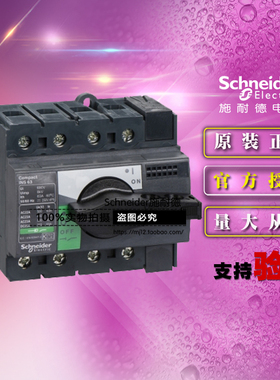 原装正品施耐德4极负荷开关 28903 INS63 4P 63A标准四极隔离开关