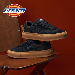Dickies板鞋男款2026新款冬季男鞋百搭增高休闲鞋男复古德训鞋男