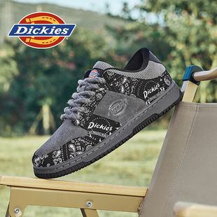 Dickies男鞋2026新款春季板鞋男款潮鞋运动休闲鞋腰果花鞋子男款
