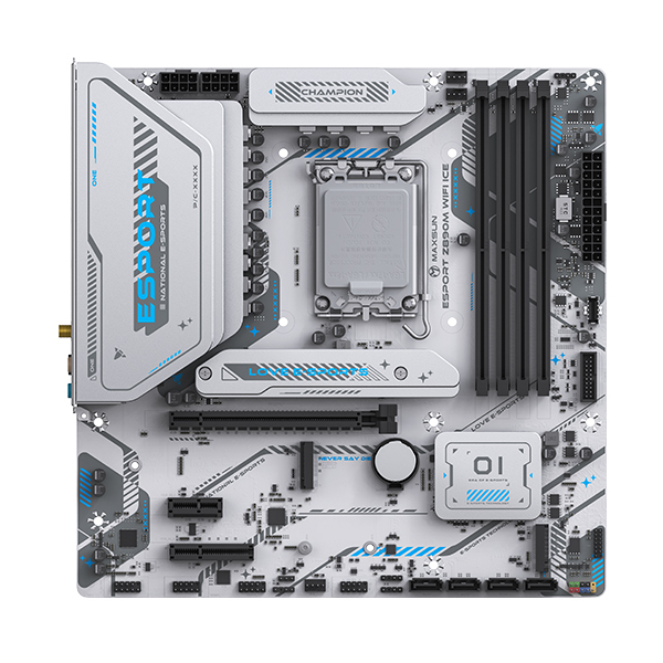 铭瑄(MAXSUN)MS-eSport Z890M WIFI ICE电脑游戏办公主板支持DDR5