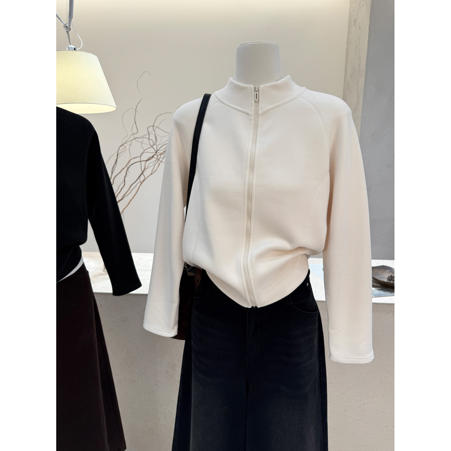 韩版立领拉链开衫加厚卫衣外套