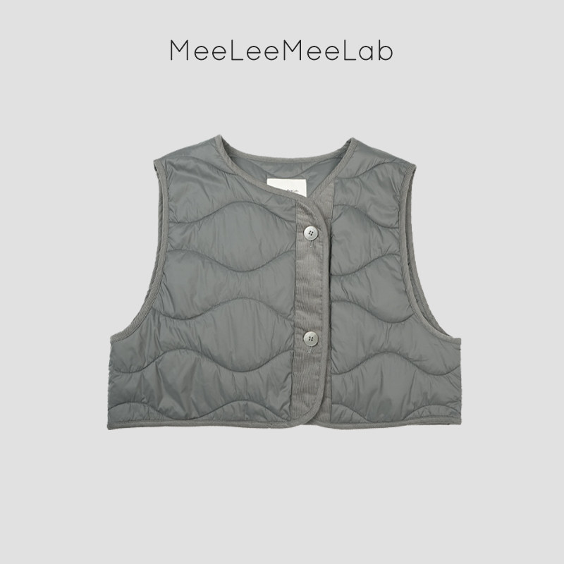 MeeLeeMeeLab 原创绅士优雅轻户外斜门襟拼接超短款绗棉马甲,女装/女士精品,马夹,淘宝优惠券,粉丝福利购,淘宝优惠卷