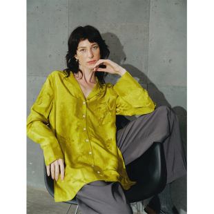 衬衫 领长袖 暗花天然垂感凉感西装 MeeLeeMeeLab原创绅士优雅新中式