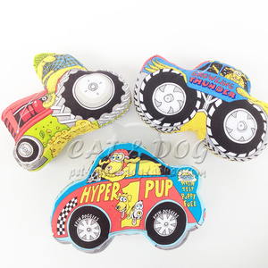 fatcat赛车拖拉机 宠物狗帆布玩具 洁齿耐咬结实泰迪比熊互动发泄