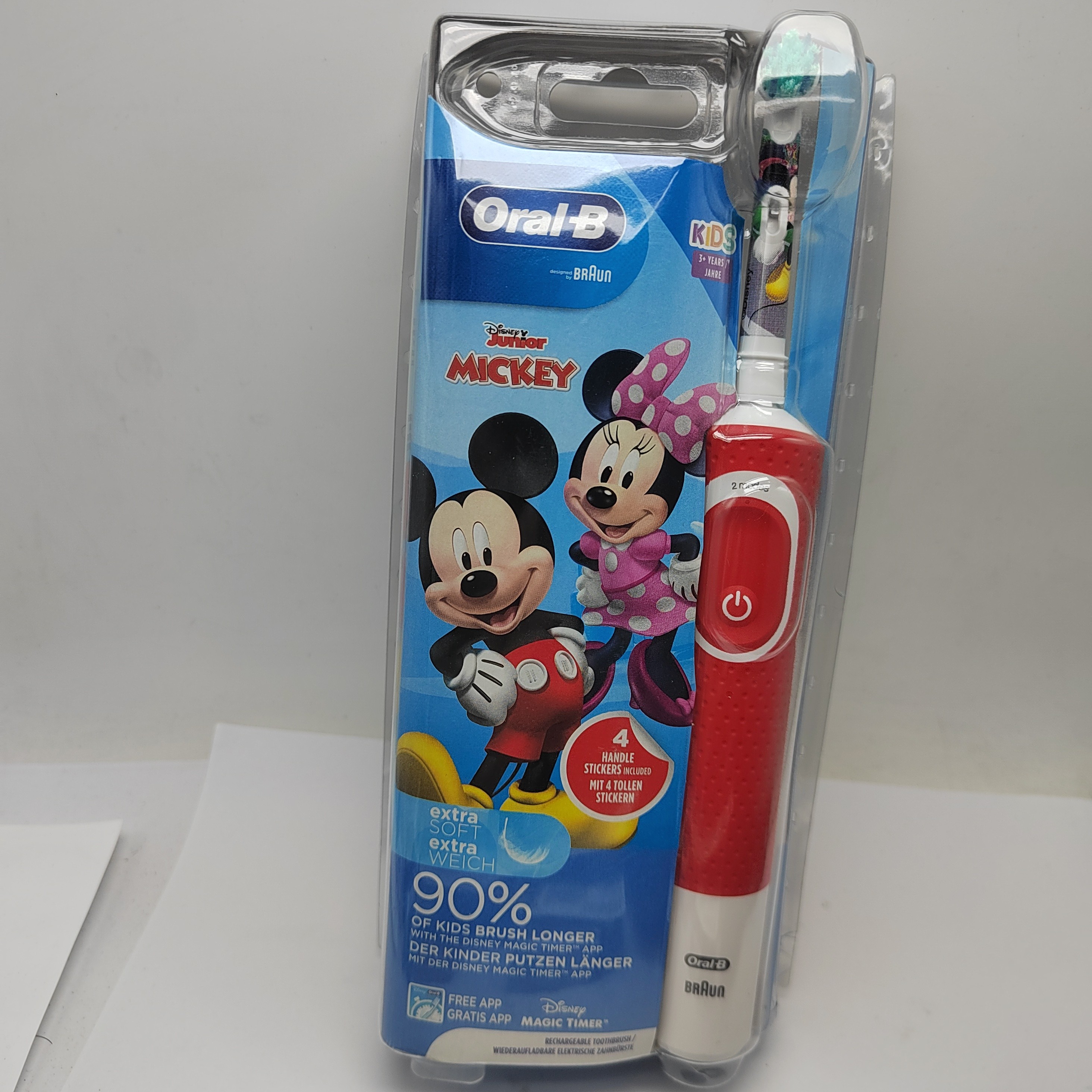 博朗OralB/欧乐b儿童电动牙刷德国进口d12软毛小孩充电式3-6-12岁