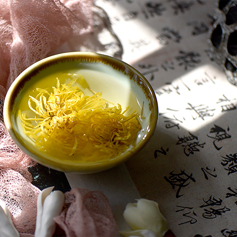 中式中国风宣纸花茶 装饰拍照道具古风文玩道具拍照 书法背景纸
