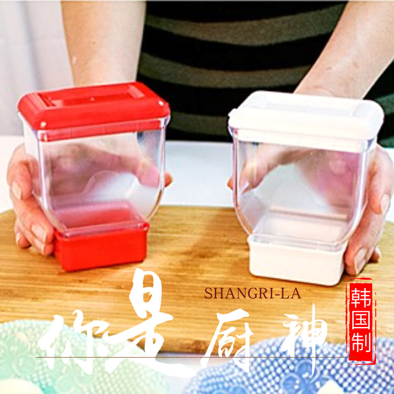 韩国切蒜片神器烤肉大蒜片蒜头厨房迷你商用小型不锈钢拍蒜绞蒜器