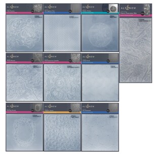 Altenew塑料压花模板 凹凸板印夹纹理夹立体3D Embossing Folder8