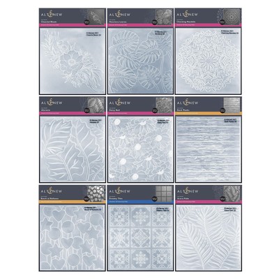 Altenew塑料压花纹理夹立体花朵