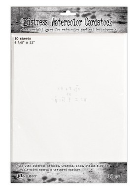 Tim Holtz水彩纸画画上色卡纸背景纸Watercolor Cardstock