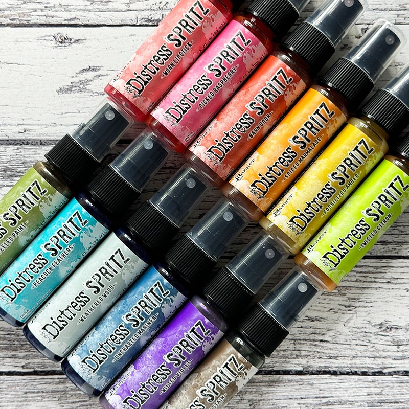 新款Tim Holtz珠光喷雾颜料 水性复古斑驳Distress Spritz Spray