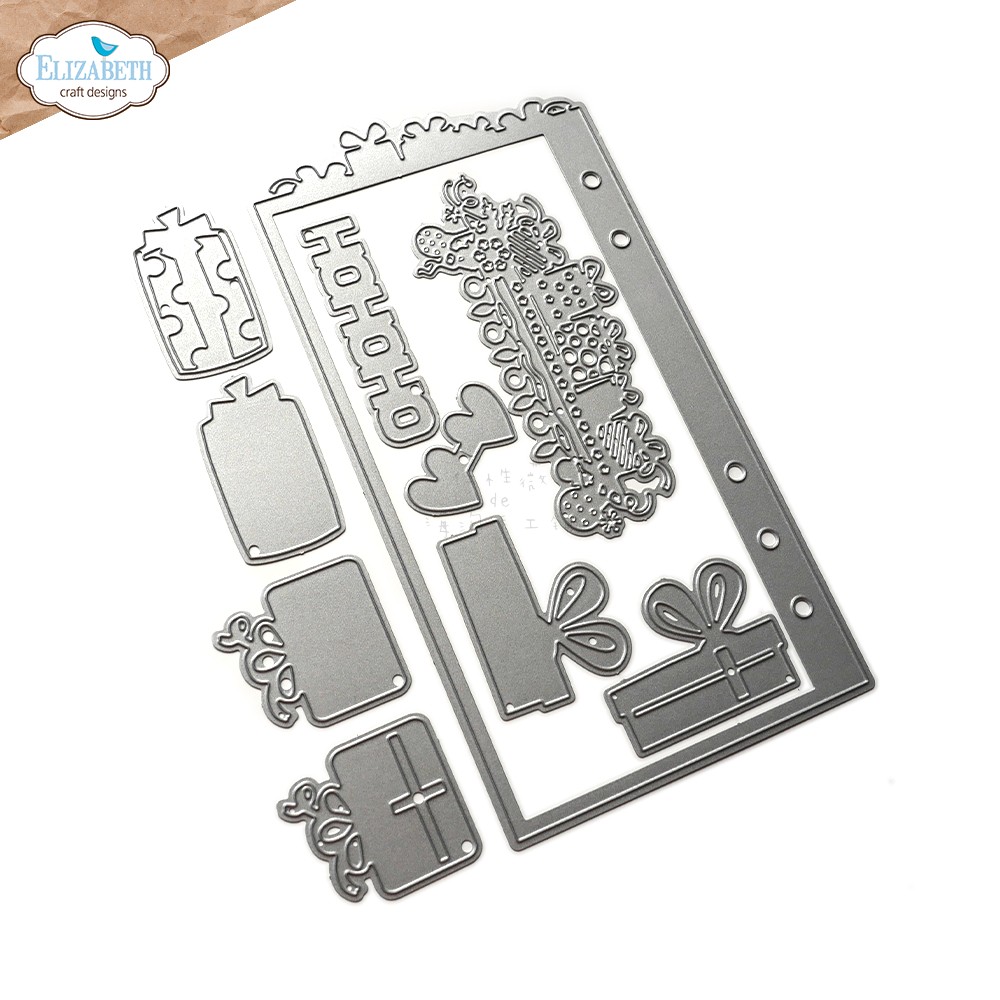 Elizabeth圣诞礼物内页刀模 进口切割碳钢模板Sidekick Gift Page